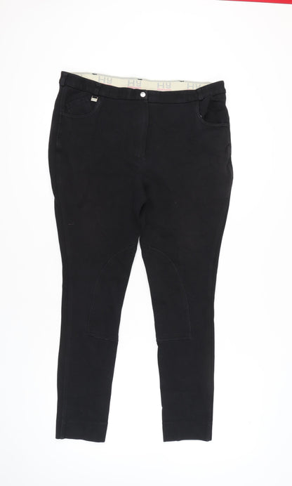 Hy Performance Womens Black Size 10 Slim Jegging Trousers