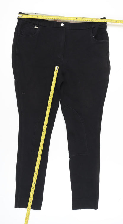 Hy Performance Womens Black Size 10 Slim Jegging Trousers