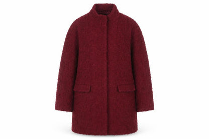 Womens UK Size 14 Monsoon Red Overcoat