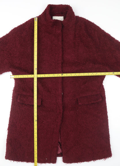 Womens UK Size 14 Monsoon Red Overcoat