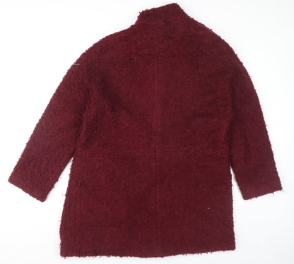 Womens UK Size 14 Monsoon Red Overcoat