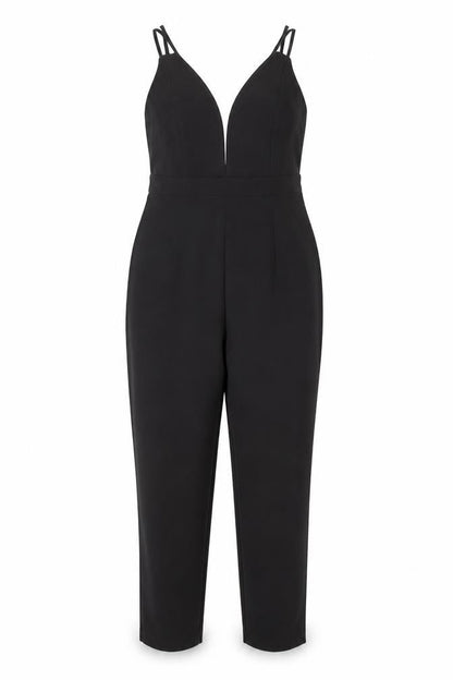 Womens UK Size 10 ASOS One-Piece Black Jumpsuit