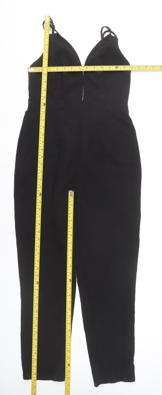 Womens UK Size 10 ASOS One-Piece Black Jumpsuit