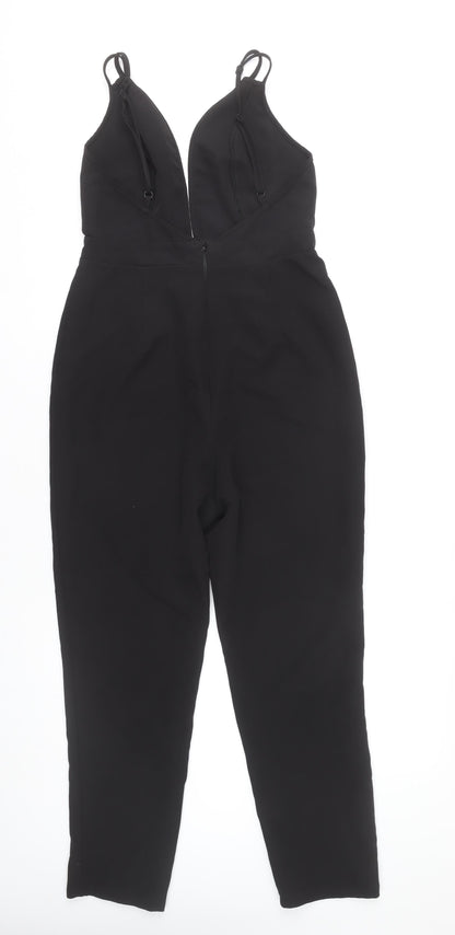 Womens UK Size 10 ASOS One-Piece Black Jumpsuit
