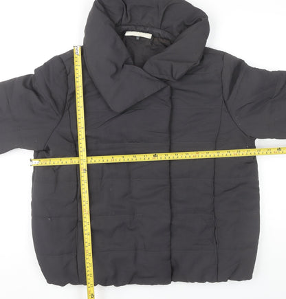 Maison de Nimes Womens Black Size 16 Puffer Jacket Quilted Winter Coat
