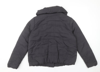 Maison de Nimes Womens Black Size 16 Puffer Jacket Quilted Winter Coat