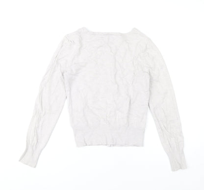 Jasper Conran Women’s Beige Long Sleeve Button Cardigan Size 10