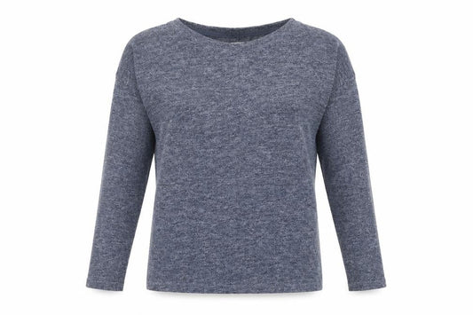 Zara Women’s Blue Slim Fit Knit Jumper Size S Long Sleeve