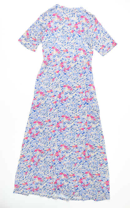 Patra Women’s Multicoloured Floral Maxi Dress Size S Viscose Stretch