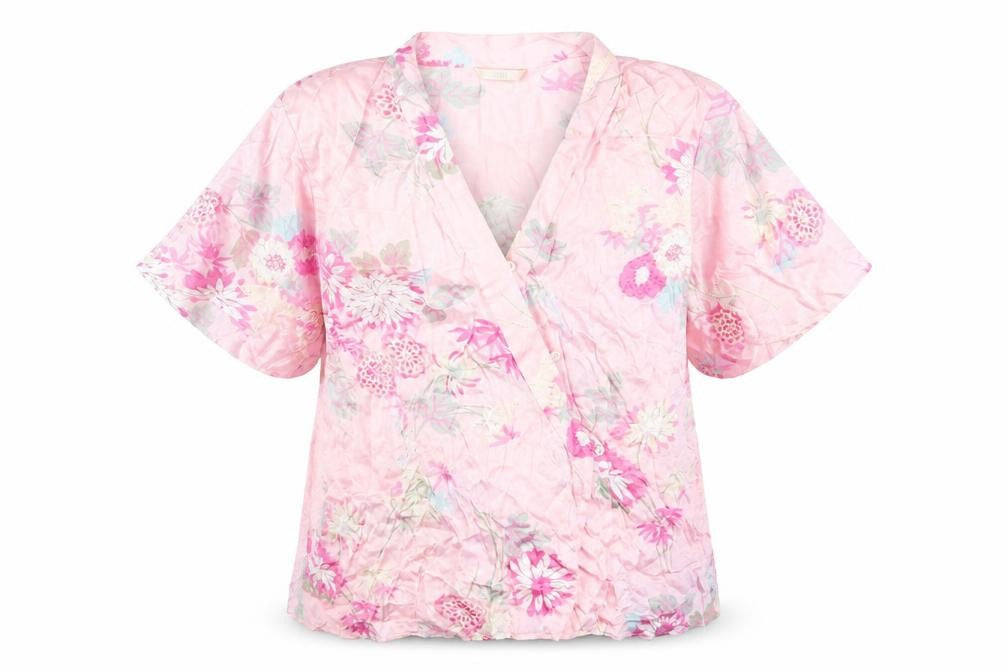 Womens UK Size 20 Marks and Spencer Pink Wrap Blouse
