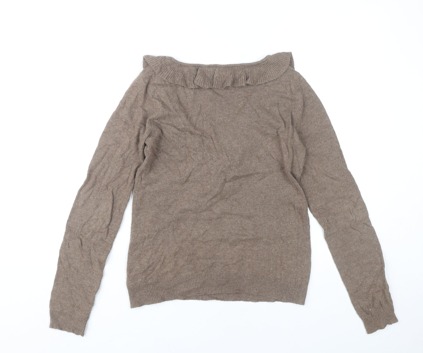 Womens UK Size 8 Zara Brown Pullover Jumper