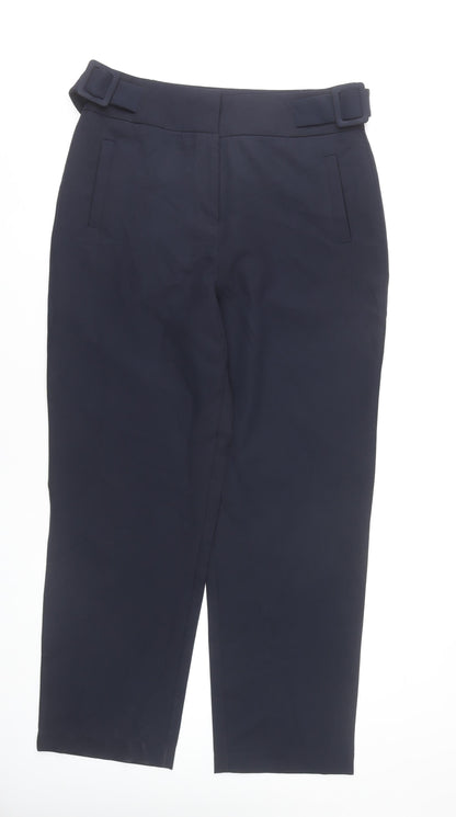 Monsoon Women’s Blue Size 14 Belted Straight Leg Dress Pants