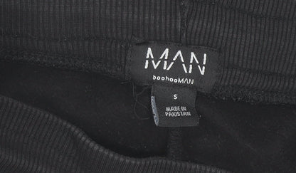 boohooMAN Men’s Black Cargo Shorts Size S Regular Fit