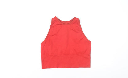 H&M Women’s Red Racerback Tank Top M Athletic Sportswear