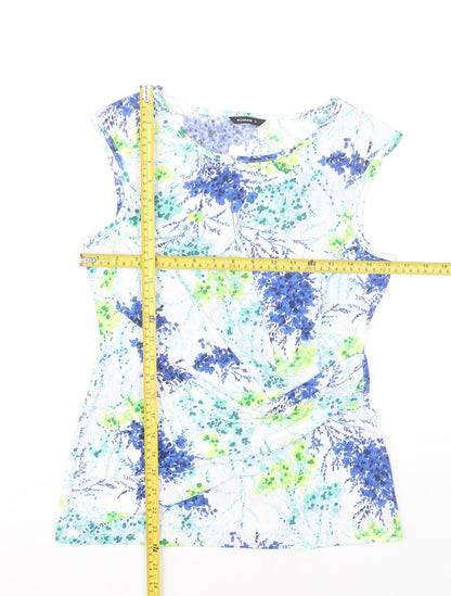 Womens UK Size 10 Roman Multicoloured Tunic Blouse