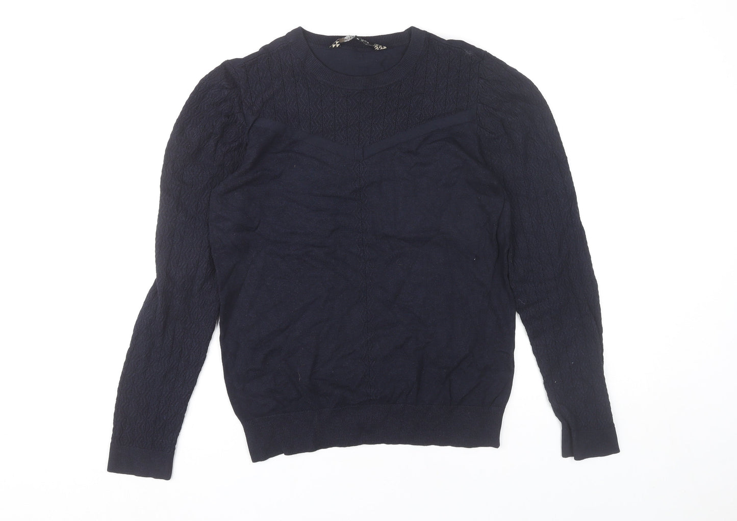 Womens UK Size 12 Principles by Ben de Lisi Blue Pullover Jumper