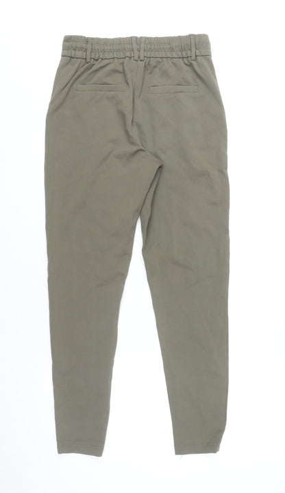 Womens UK Size S Only Regular Fit Jogger Green Trousers