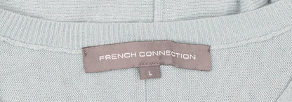 Womens UK Size L French Connection Blue Pullover Jumper