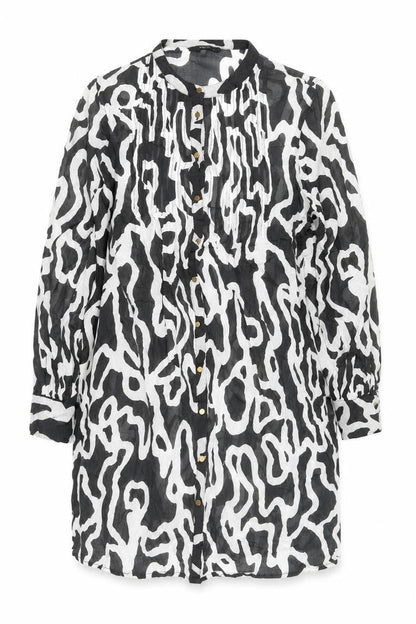 Next Women’s Black Animal Print Shirt Dress Size 14 Tall