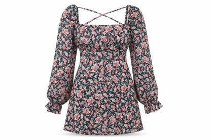 River Island Women’s Multicoloured Floral Mini A-Line Dress UK 10