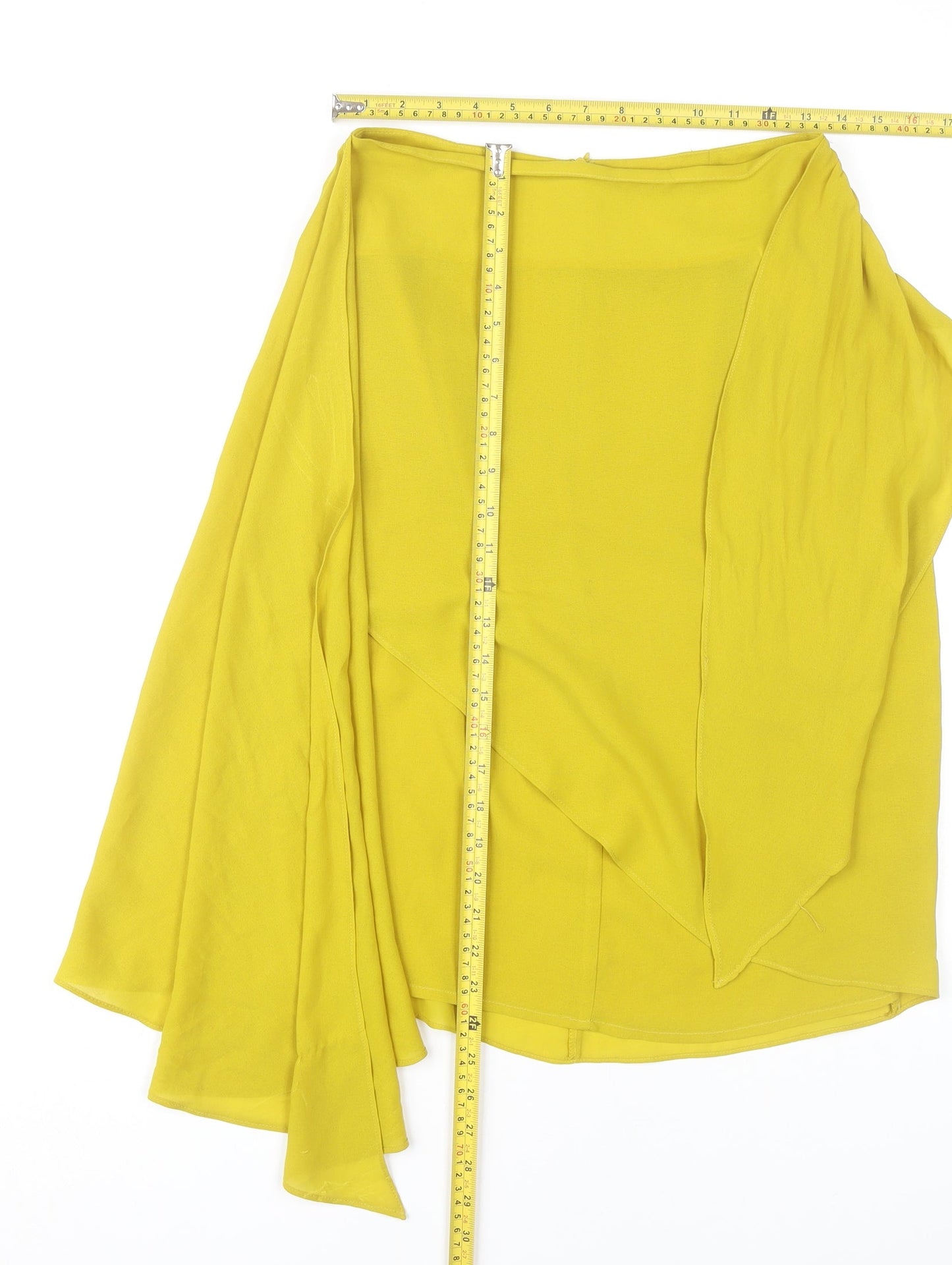 Womens UK Size XS Zara Wrap Chiffon Skirt