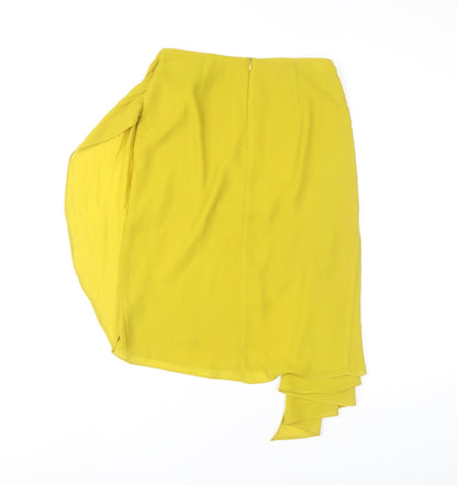 Womens UK Size XS Zara Wrap Chiffon Skirt