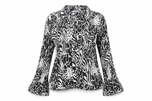 Womens UK Size 12 Marks and Spencer Black Tunic Blouse