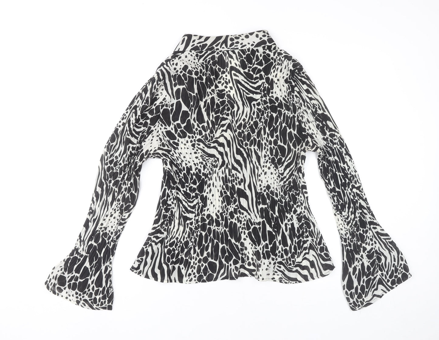 Womens UK Size 12 Marks and Spencer Black Tunic Blouse