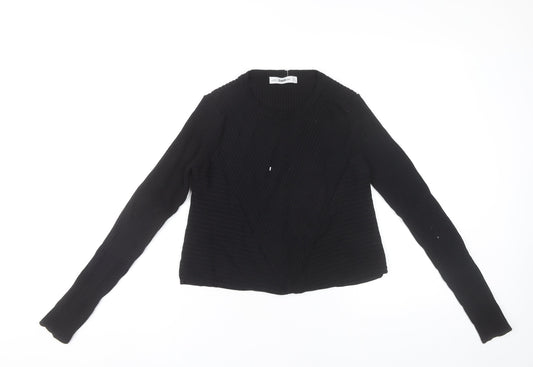 Womens UK Size M Zara Black Pullover Jumper