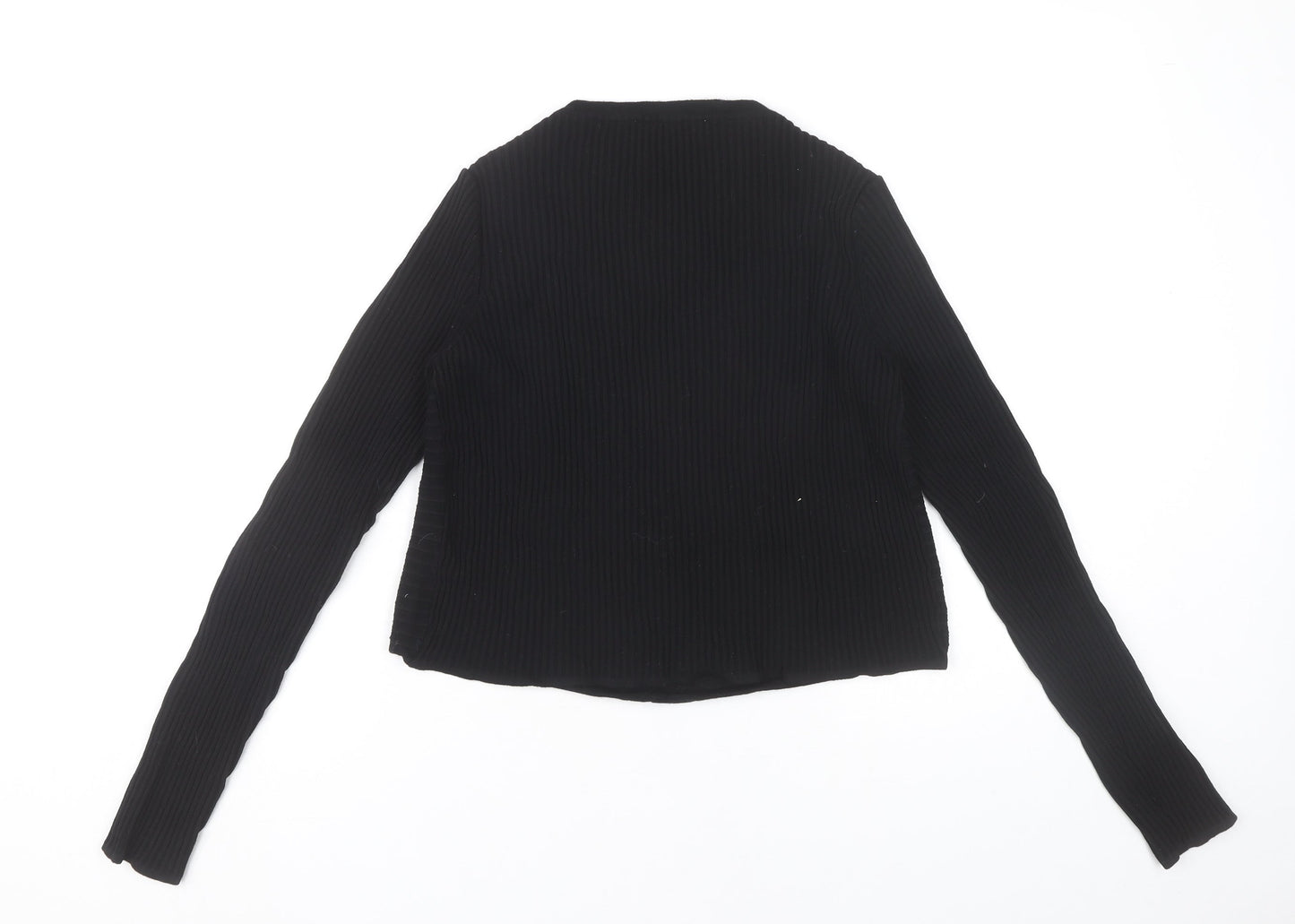 Womens UK Size M Zara Black Pullover Jumper