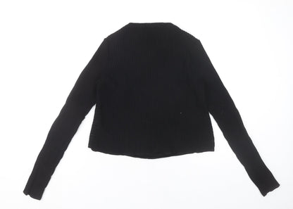 Womens UK Size M Zara Black Pullover Jumper