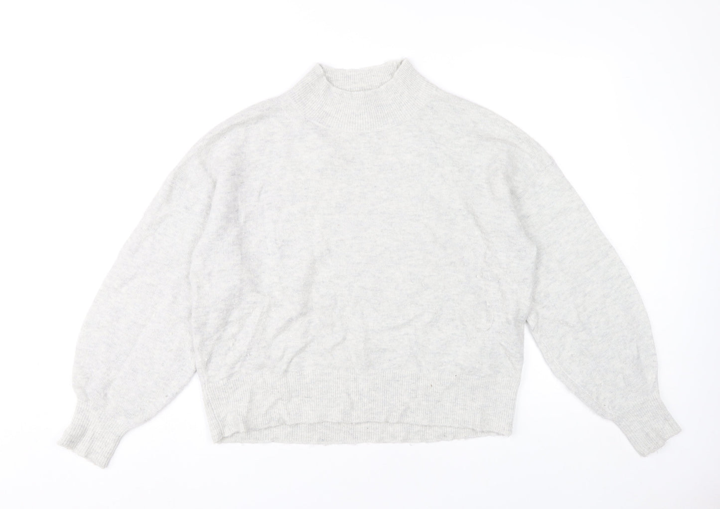 Womens UK Size 12 Fat Face Grey Pullover Jumper