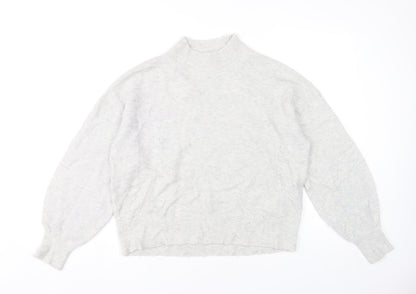 Womens UK Size 12 Fat Face Grey Pullover Jumper