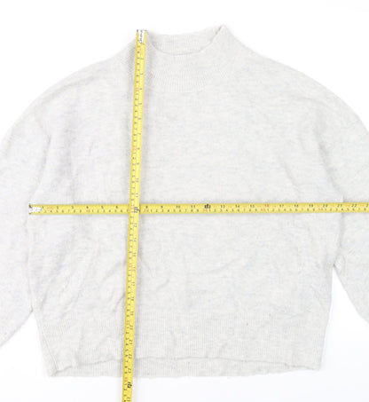 Womens UK Size 12 Fat Face Grey Pullover Jumper