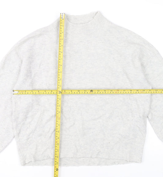 Womens UK Size 12 Fat Face Grey Pullover Jumper
