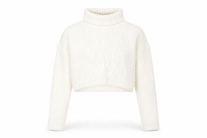 Womens UK Size M PRETTYLITTLETHING Ivory Pullover Jumper