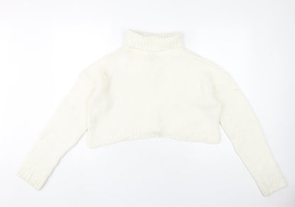Womens UK Size M PRETTYLITTLETHING Ivory Pullover Jumper