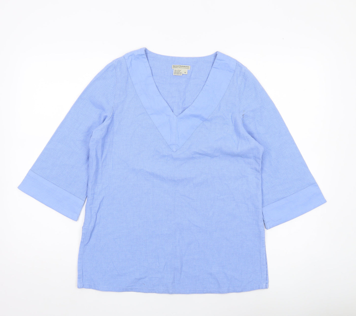 Womens UK Size S Royal Robbins Blue Tunic Blouse