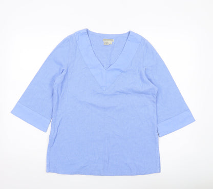 Womens UK Size S Royal Robbins Blue Tunic Blouse