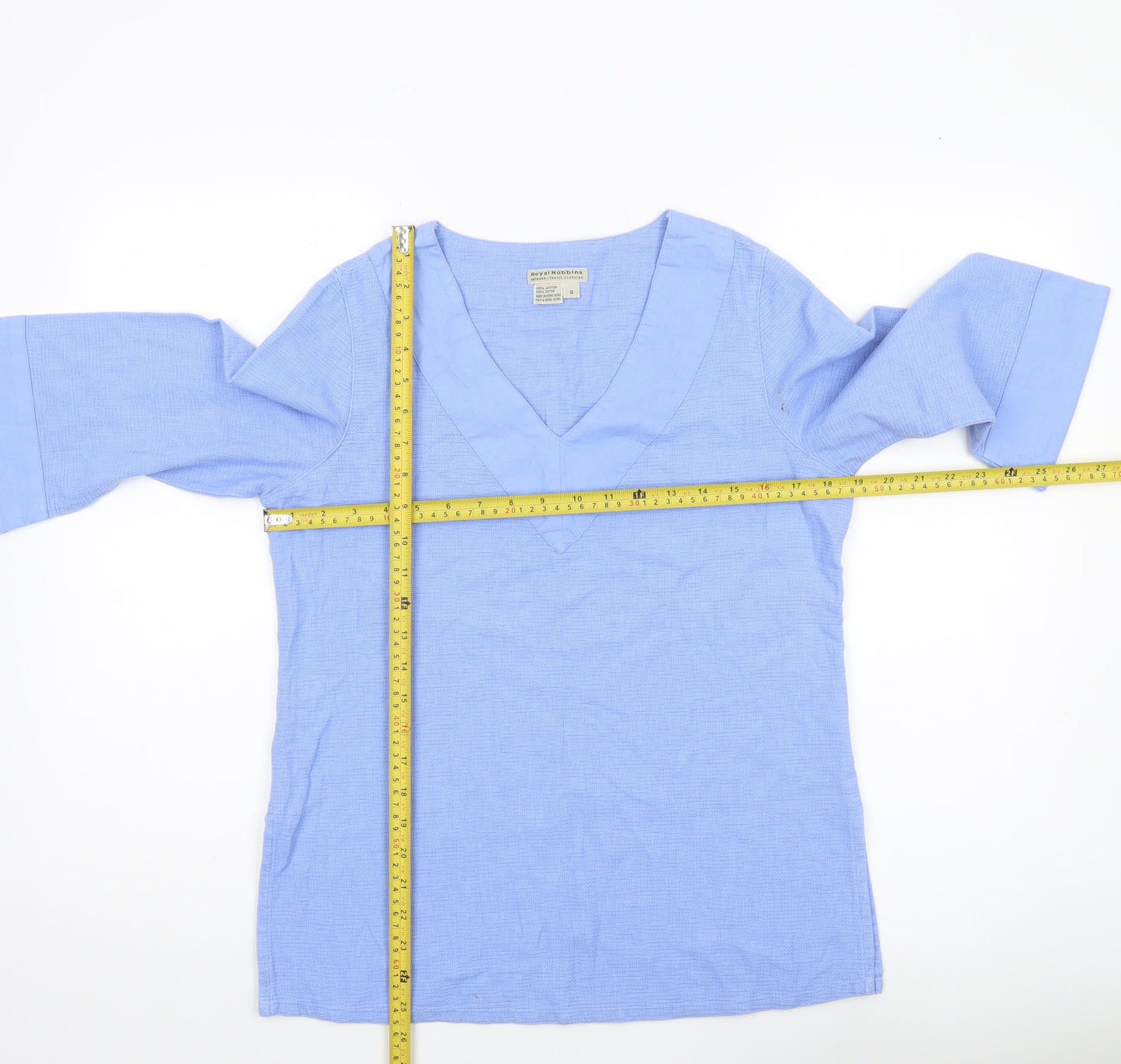 Womens UK Size S Royal Robbins Blue Tunic Blouse