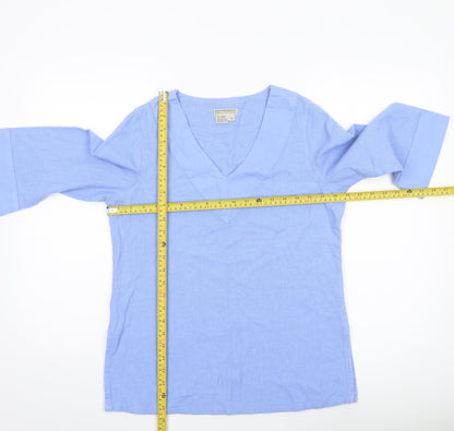 Womens UK Size S Royal Robbins Blue Tunic Blouse