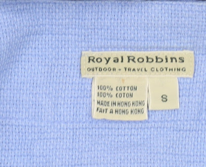 Womens UK Size S Royal Robbins Blue Tunic Blouse