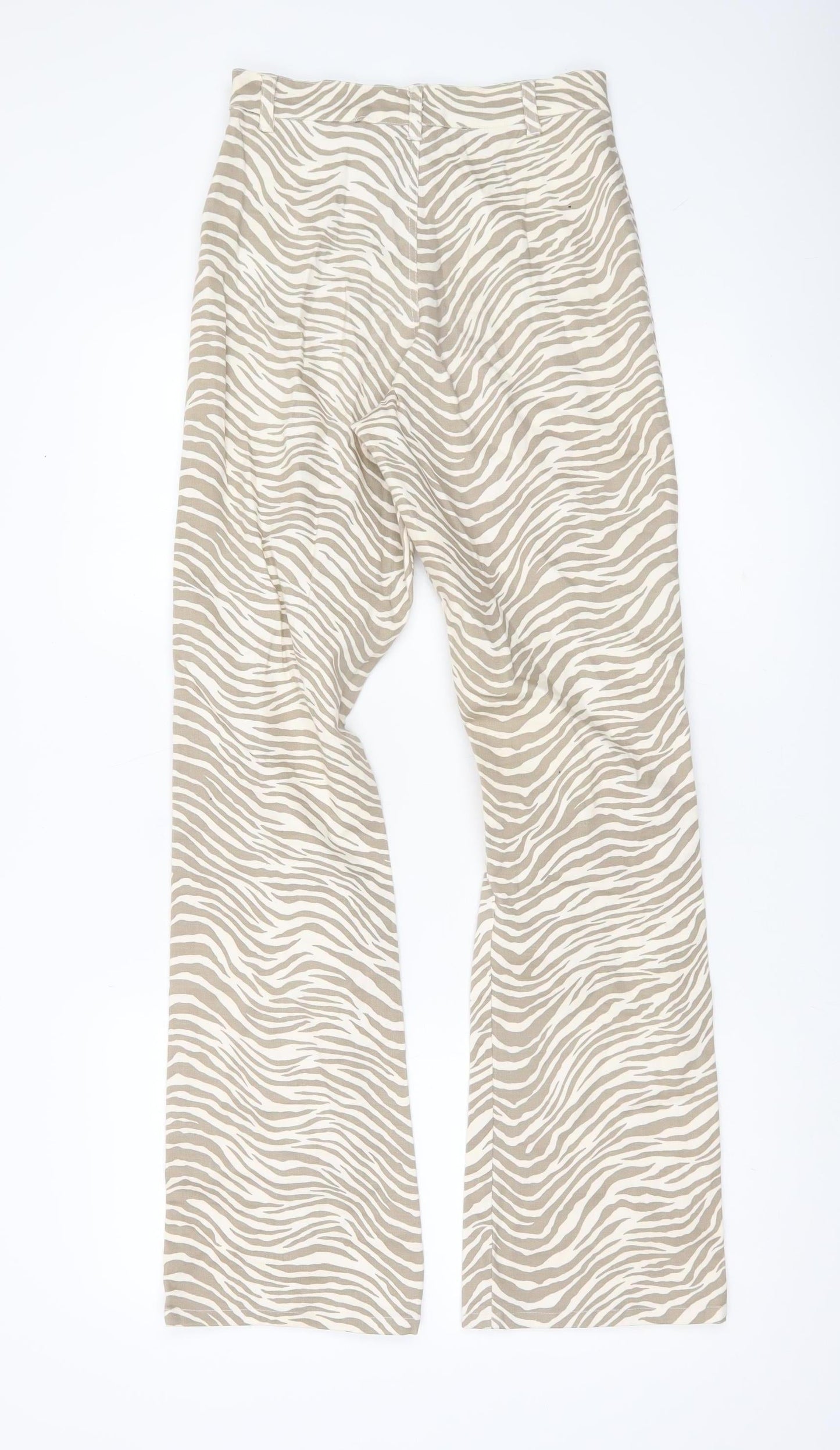 Womens UK Size XS Motel Slim Fit CasualParty/CocktailTravel Beige Trousers