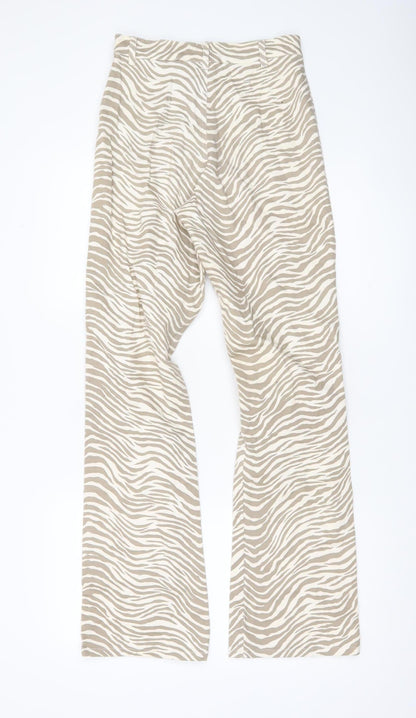 Womens UK Size XS Motel Slim Fit CasualParty/CocktailTravel Beige Trousers