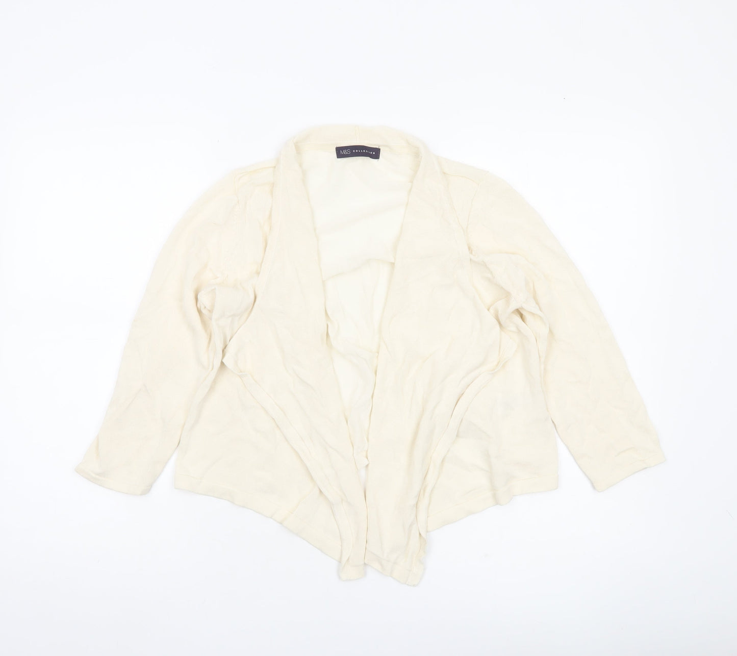 Womens UK Size 14 Marks and Spencer Ivory Cardigan Jumper