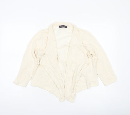 Womens UK Size 14 Marks and Spencer Ivory Cardigan Jumper