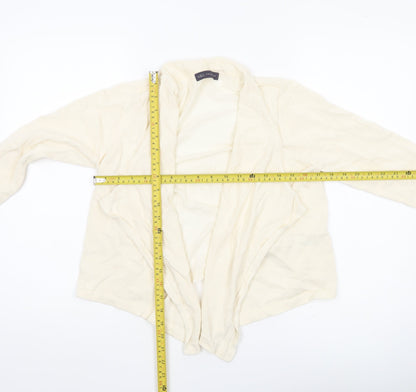 Womens UK Size 14 Marks and Spencer Ivory Cardigan Jumper