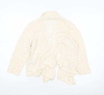 Womens UK Size 14 Marks and Spencer Ivory Cardigan Jumper