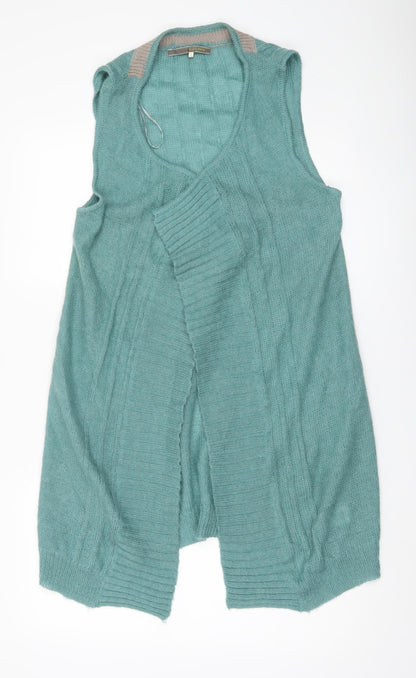 2 Look Amazing Women's Green Sleeveless Knit Vest UK 12
