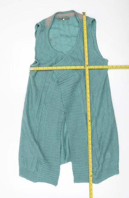 2 Look Amazing Women's Green Sleeveless Knit Vest UK 12